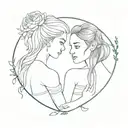 best friend sister tattoo tattoo design idea