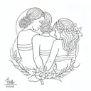 best friend sister tattoo tattoo design idea