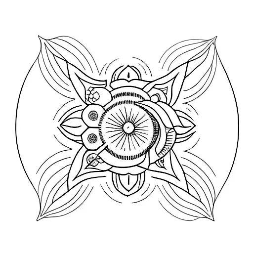 eclipse tattoo design idea