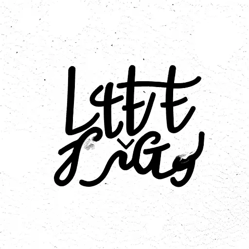 text "Let Go" tattoo design idea