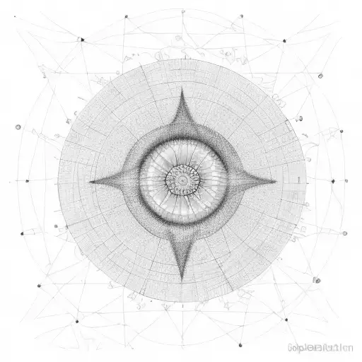 pulsar star map + india  tattoo design idea