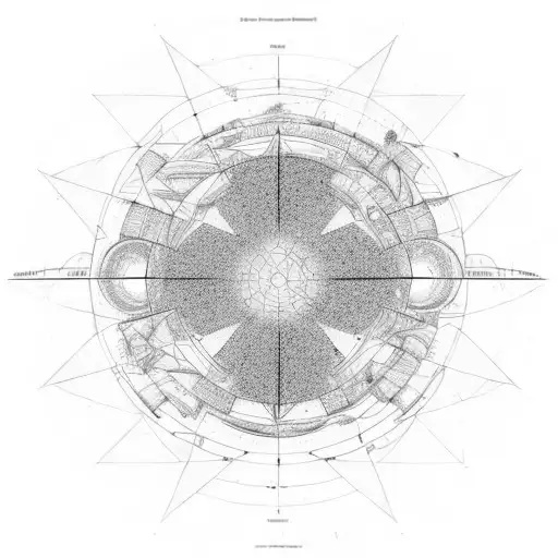 pulsar star map tattoo design idea