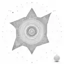 pulsar star map + india  tattoo design idea