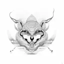 patience, love, smile tattoo design idea