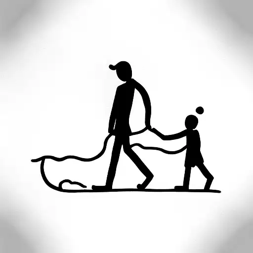 hard working caring father driven to succeed  tattoo design idea