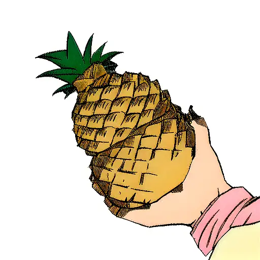 Pineapple tattoo design idea