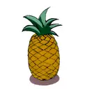 Pineapple tattoo design idea