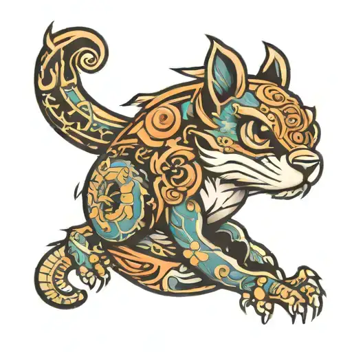 lil' matt emblem tattoo design idea