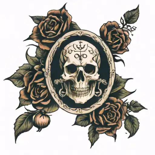 #13 death tarot tattoo design idea