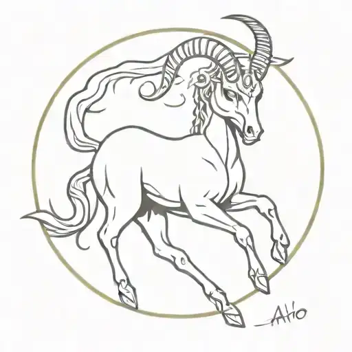 capricorn #13 death tarot card cards tattoo design idea