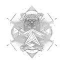 Electrical Guitar tattoo design idea