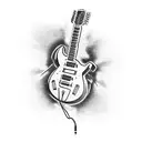 Electrical Guitar tattoo design idea