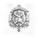 post malone tattoo design idea