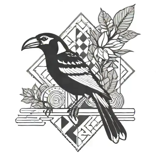 A minimalist tattoo design showcasing the colors and symbols of Collingwood Magpies, Liverpool, and Boston Celtics in a  tattoo design idea