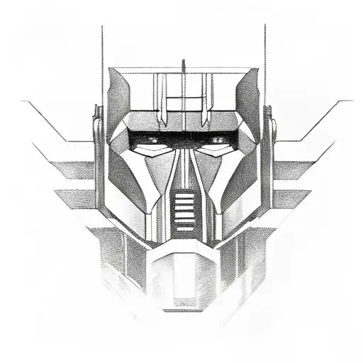 transformers optimus prime face drawing