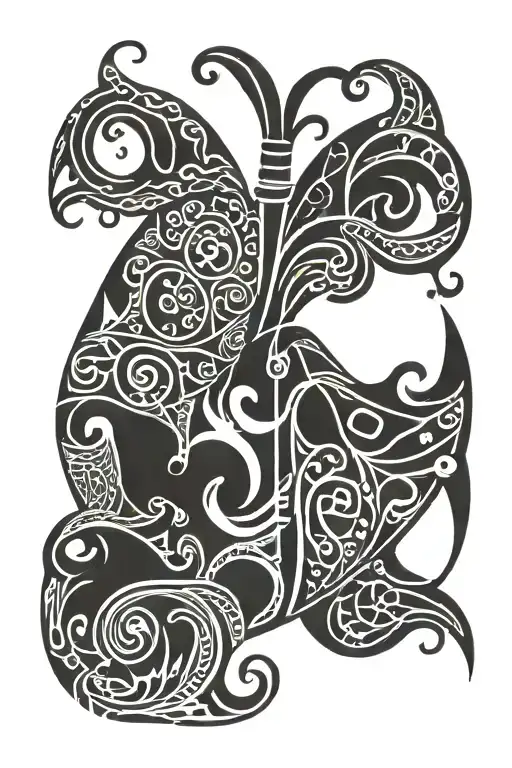 lung transplant tattoo design idea