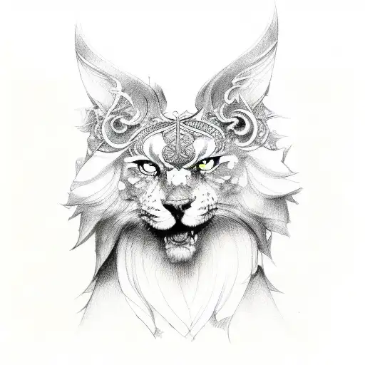 Karna tattoo design idea