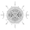 nazca lines tattoo design idea