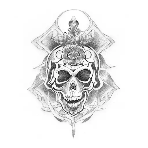 memento mori memento vivere tattoo design idea