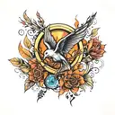 hunger games tattoo design idea