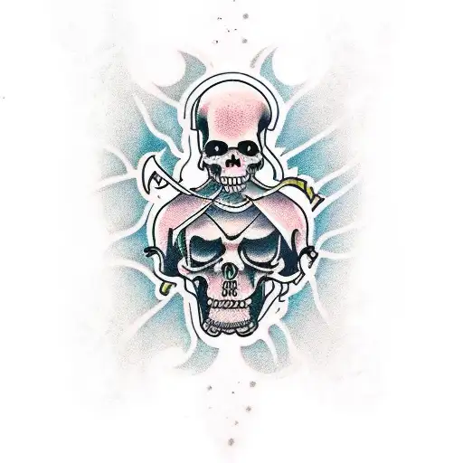 Grim Reaper tattoo design idea