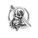 Grim Reaper tattoo design idea