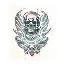 Grim Reaper tattoo design idea