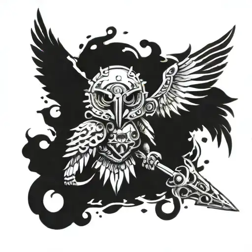 Warhammer 40k aquila tattoo design idea