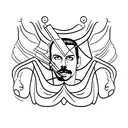 Freddie Mercury tattoo design idea