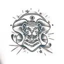 funny tattoo design idea