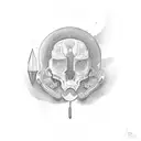 self sabotage tattoo design idea