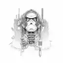 self sabotage tattoo design idea