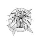 Palm Tree tattoo design idea