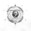 fire,water,earth,air tattoo design idea