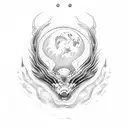 fire,water,earth,air tattoo design idea