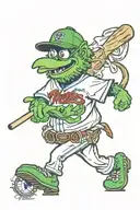 Phillie Phanatic tattoo design idea
