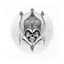 Orthodox saint tattoo design idea