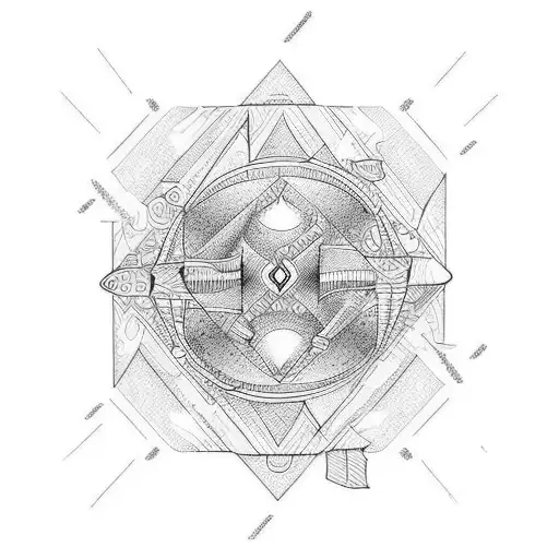 Dancing in the rain tattoo design idea