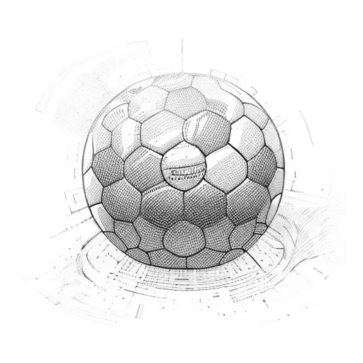 soccer ball with the 7,11,23 tattoo design idea