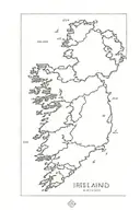 ireland island map tattoo design idea