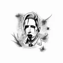 Marilyn Manson  tattoo design idea
