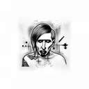 Marilyn Manson  tattoo design idea