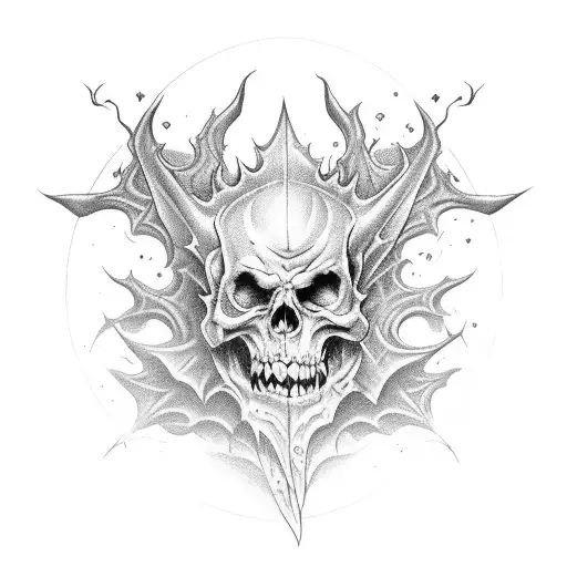 7 princes of hell tattoo design idea