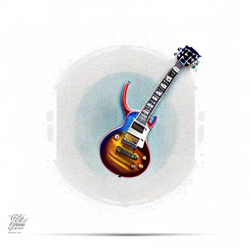 Gibson Les Paul guitar tattoo design idea