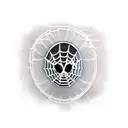 trojan helmet and spiderweb tattoo design idea