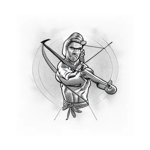 traditional archery tattoos