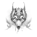 loyalty, honor, wisdom tattoo design idea