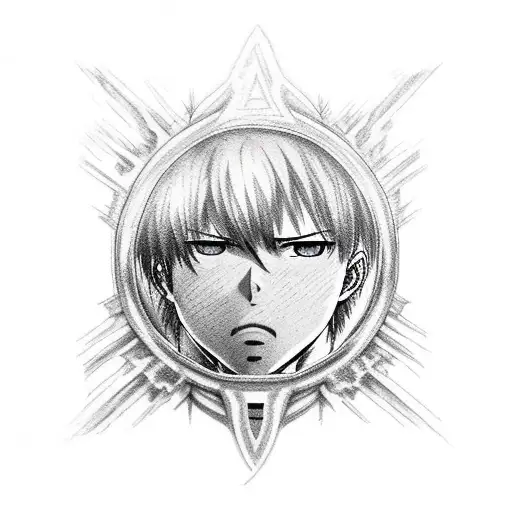 Mikasa, Eren and Levi from Attack on titan tattoo design idea