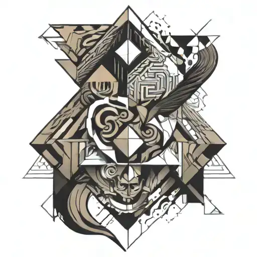 anxiety horror tattoo design idea