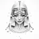 cleopatra tattoo design idea